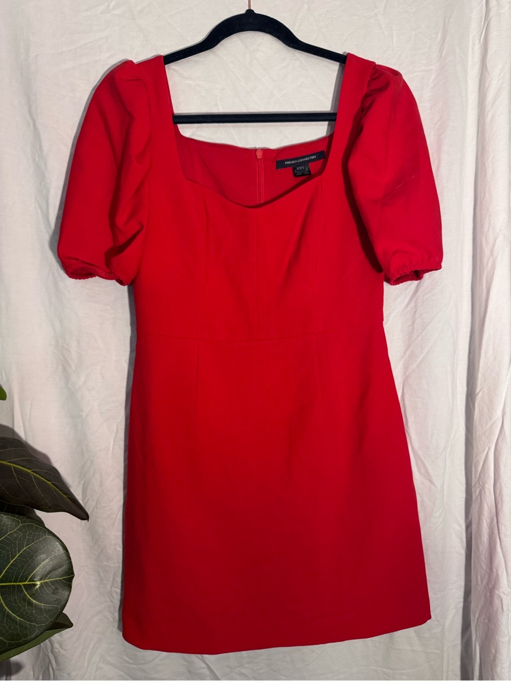 French Connection Berina Whisper Minidress Red Size 8 - Picture 2 of 8